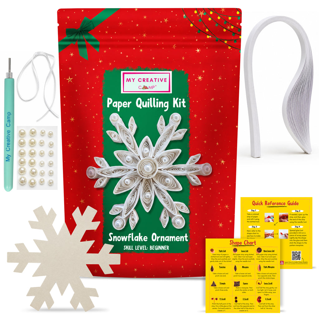 Snowflake Ornament Quilling Kit