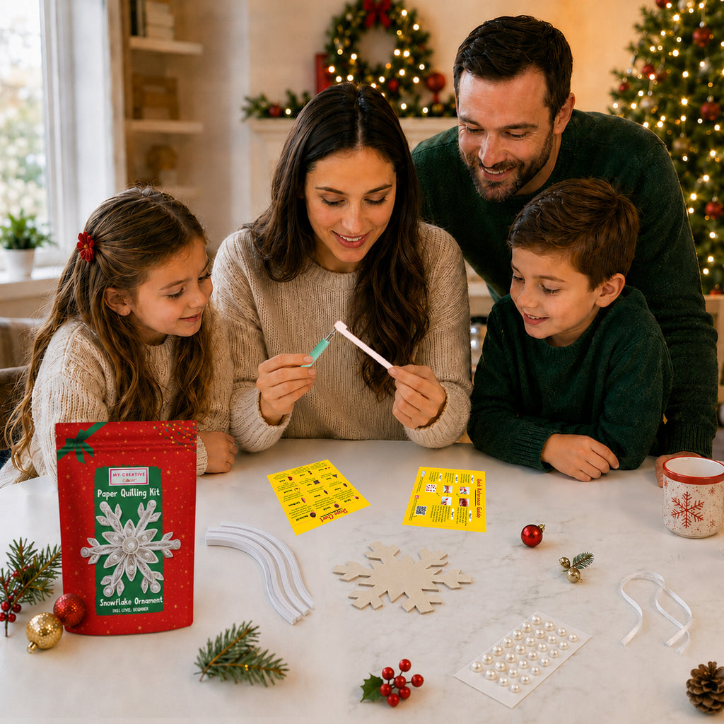 Snowflake Ornament Quilling Kit