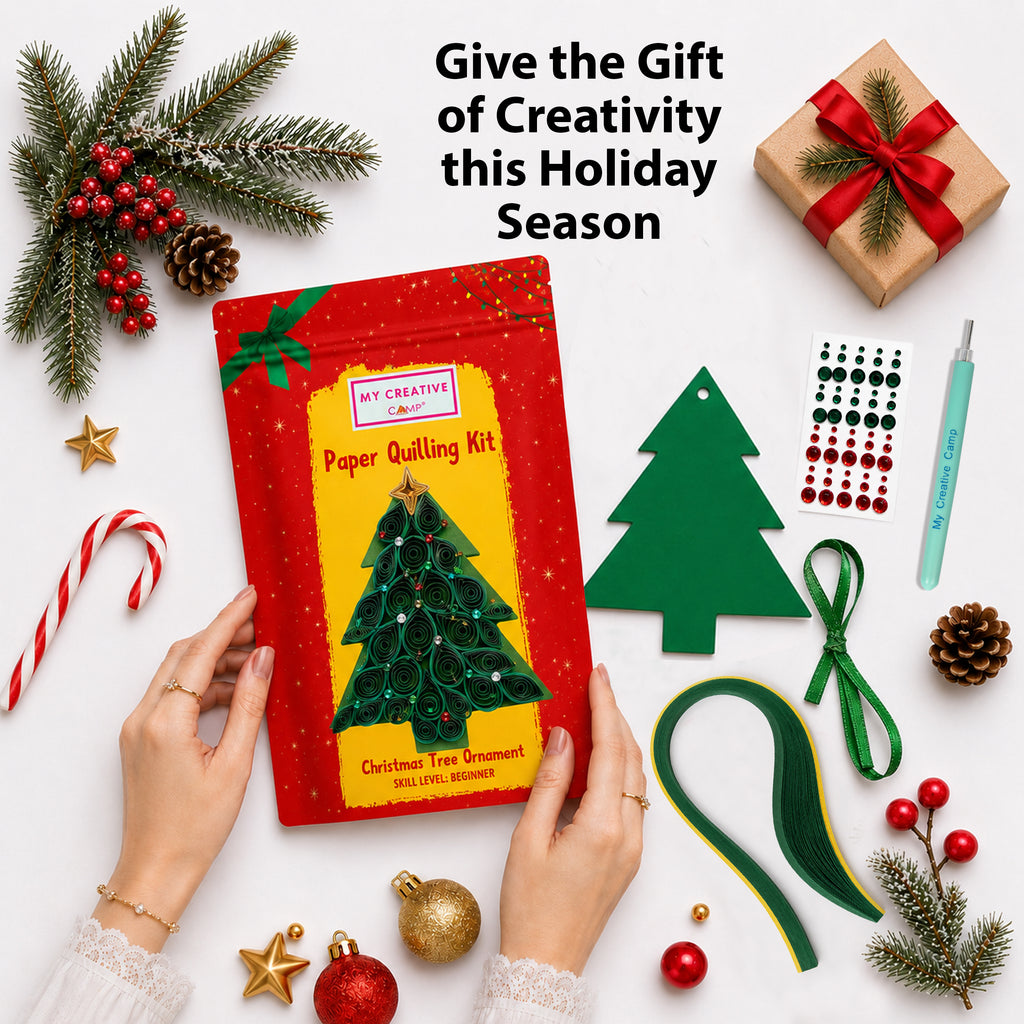 Christmas Tree Ornament Quilling Kit