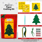 Christmas Tree Ornament Quilling Kit