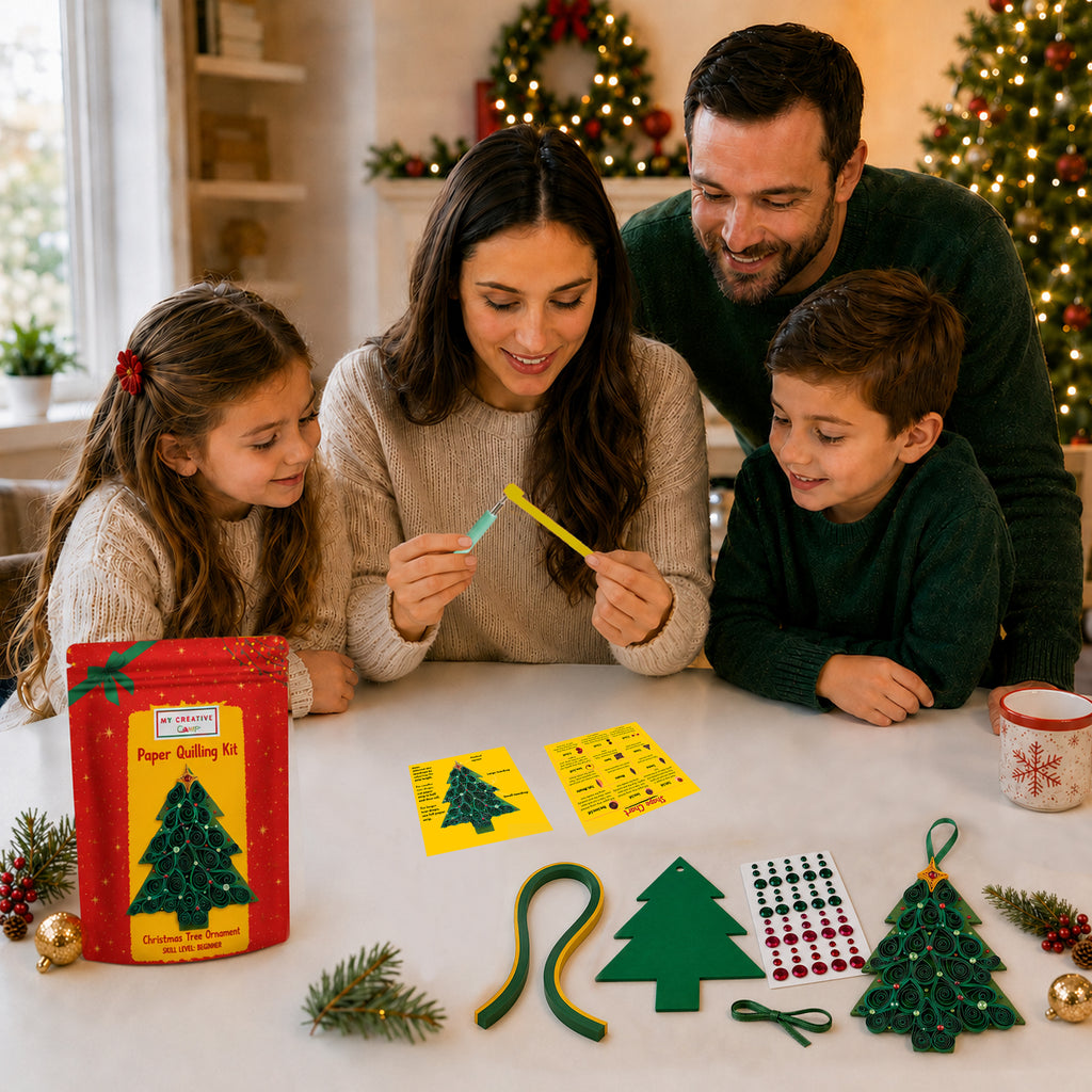 Christmas Tree Ornament Quilling Kit