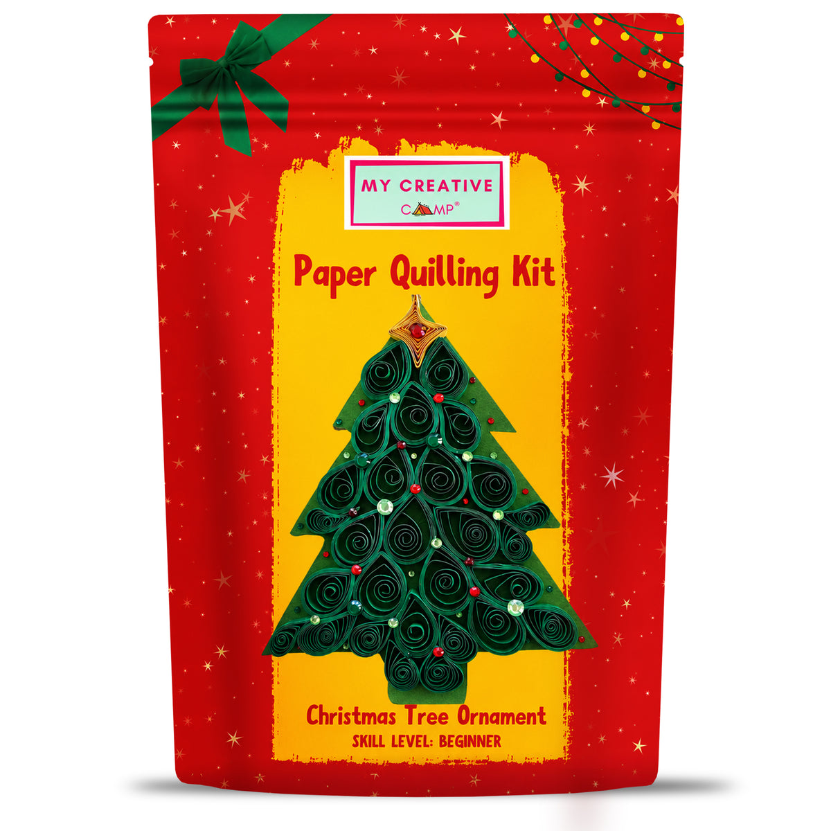 Christmas Tree Ornament Quilling Kit