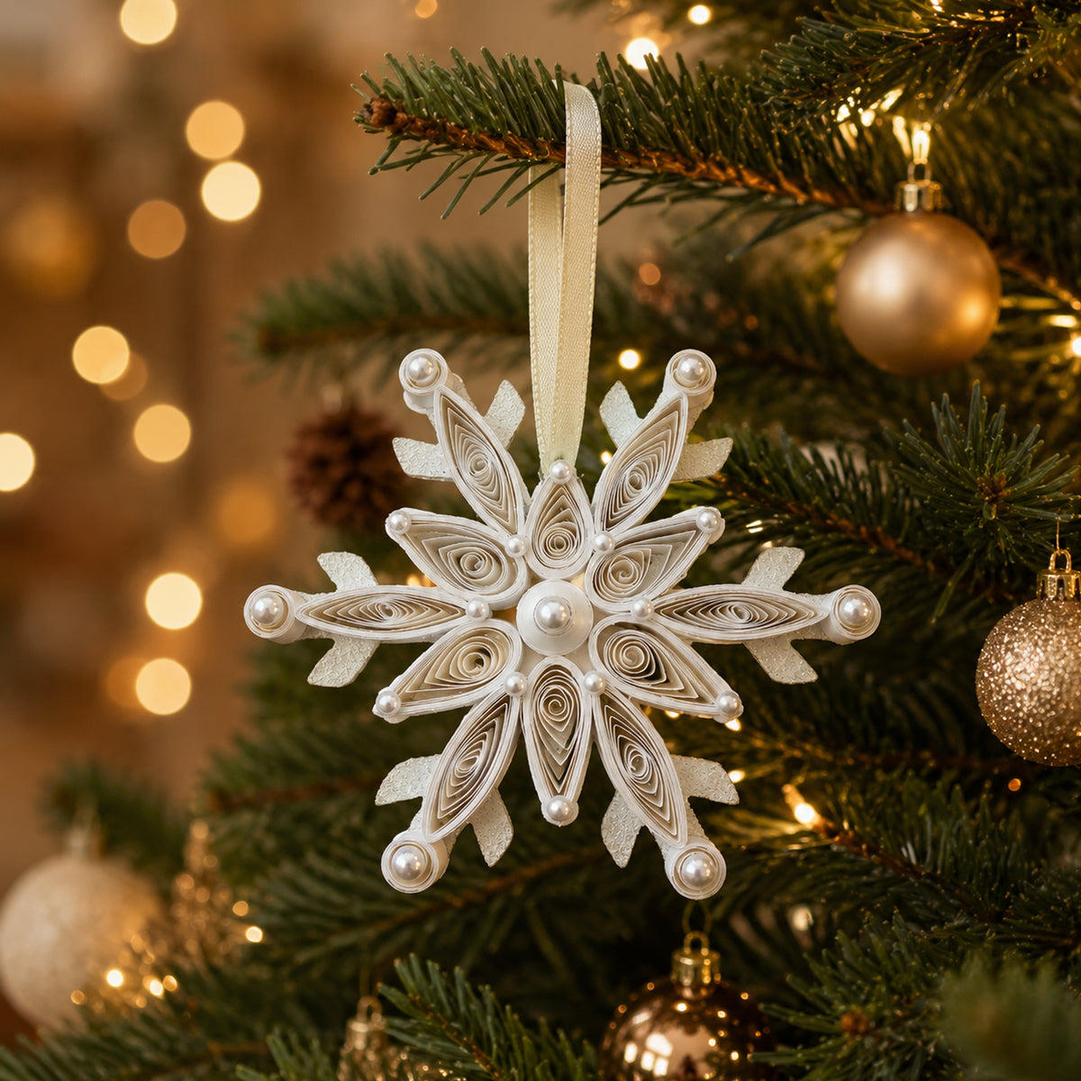 Snowflake Ornament Quilling Kit