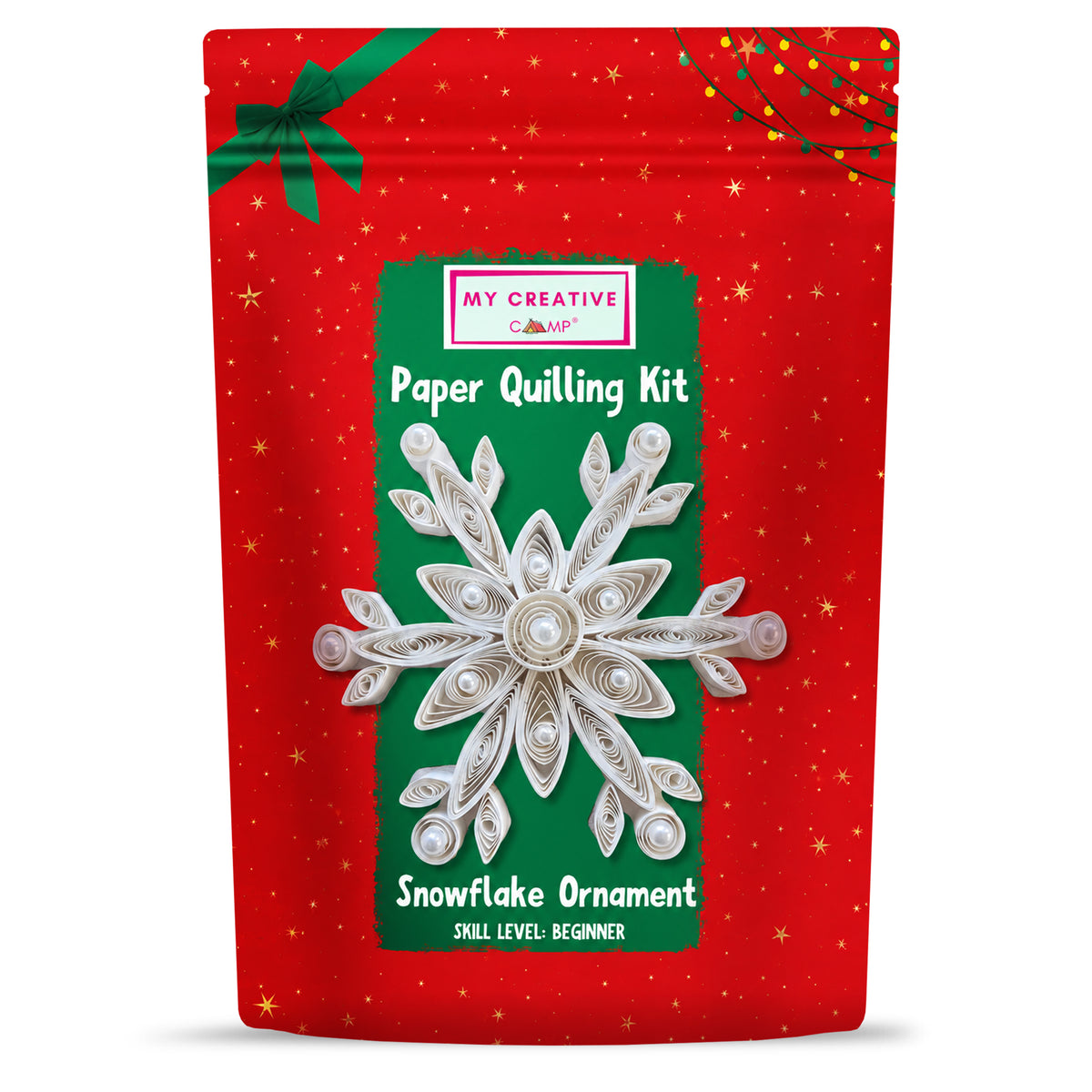 Snowflake Ornament Quilling Kit