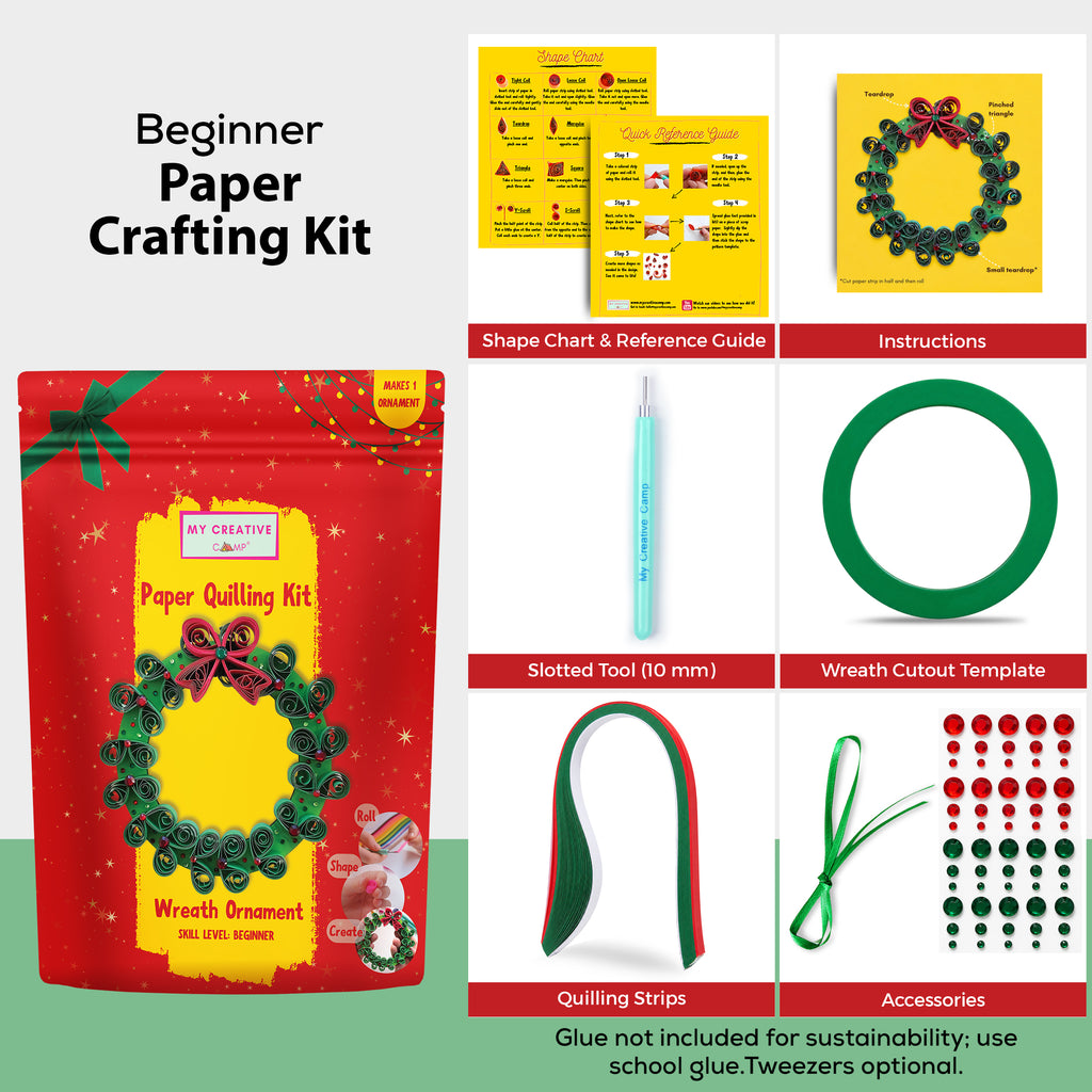 Wreath Ornament Quilling Kit