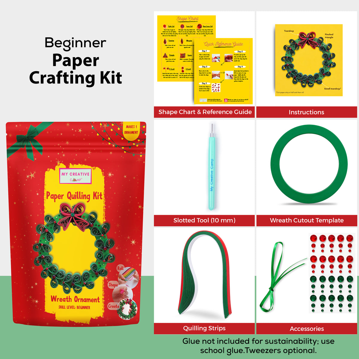Wreath Ornament Quilling Kit