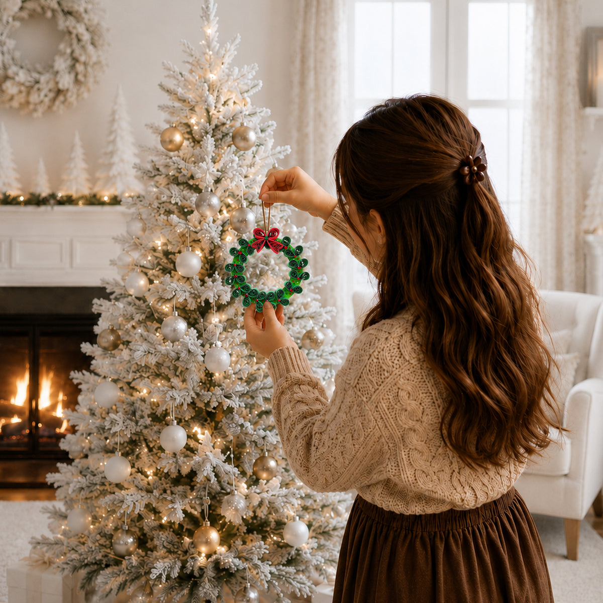 Wreath Ornament Quilling Kit