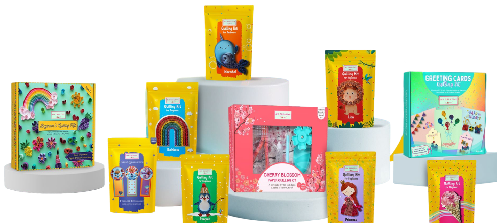 My Creative Camp paper quilling kits collection